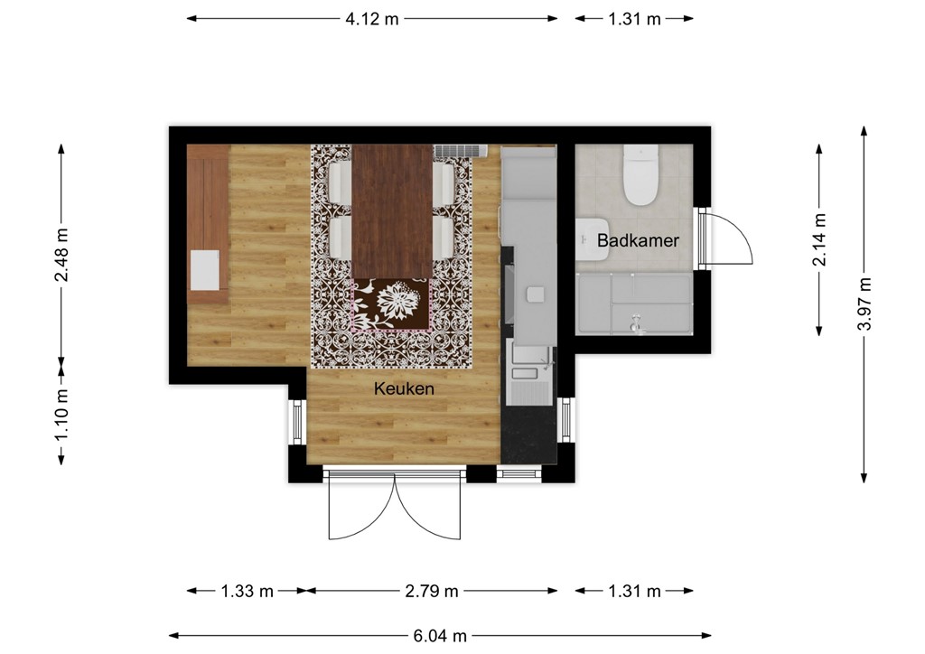 mediumsize floorplan
